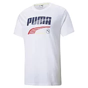 PUMA 流行系列Decor8短袖T恤(M) 男 短袖上衣 S 白色