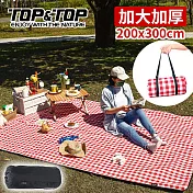 【韓國TOP&TOP】加大繽紛野餐墊200x300cm/露營/地墊/防潮墊
