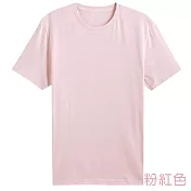 【男人幫】T0360＊ 100%純棉【180克320碼圓領短袖素面T恤】大量供應代印刷刺鏽 XS 粉紅色