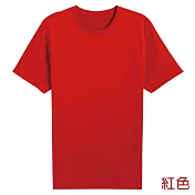 【男人幫】T0360＊ 100%純棉【180克320碼圓領短袖素面T恤】大量供應代印刷刺鏽 XS 紅色