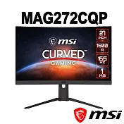 msi微星 Optix MAG272CQP 27吋 曲面電競螢幕