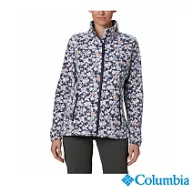 Columbia 哥倫比亞 女款 - 防曬50立領外套 UPK29160 L 藍印花