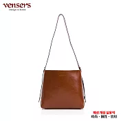 【vensers】小牛皮潮流個性肩背包(NL068101棕色)