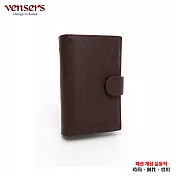 【vensers】小牛皮潮流個性皮夾(TA500304咖啡中夾)