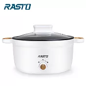 RASTO AP2 多功能不沾內層美食料理鍋 白