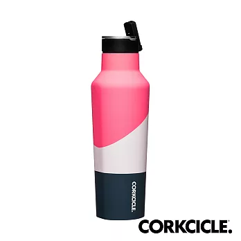 美國 CORKCICLE CC0104001A 層次系列三層真空運動易口瓶600ml-3色可選 風暴粉