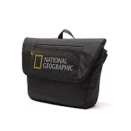 NATIONAL GEOGRAPHIC Big LOGO Messenger Bag V2 男女 斜背包 黑 黑