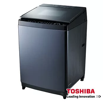 TOSHIBA 東芝 勁流雙渦輪超變頻 16公斤洗衣機 科技黑 AW-DG16WAG