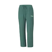 PUMA 基本系列Modern Basics螺紋寬褲 女 長褲 綠色 XL 綠色