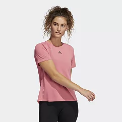 Adidas 女 HeatRDY Focus T 短袖上衣 H20745 M 粉紅色