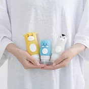 E.City_旅行可吸式創意動物造型乳液化妝品分裝瓶(3件/組) 1組