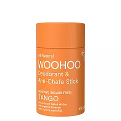 澳洲Woohoo哇呼神奇體香棒/防摩擦膏─柑橘(Tango)60g紙管裝
