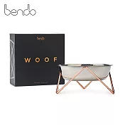 Bendo 好潮狗碗 寵物碗 寵物碗架 紅銅架+不鏽鋼碗 22cm