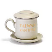 陶作坊|同心杯組 TAIWAN CAN HELP 限量版 白