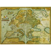 義大利 IFI 海報/包裝紙 古代歐洲地圖