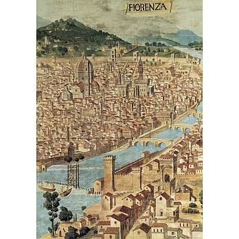 義大利 IFI 海報/包裝紙 佛羅倫斯城市景色