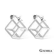 GIUMKA 幾何方形耳針式耳環 韓系流行時尚 淑女款 一對價格 多款任選 MF07059 銀色