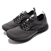 Brooks 慢跑鞋 Ricochet 3 運動 男鞋 路跑 緩震 DNA科技 透氣 健身 球鞋 灰 黑 1103611D009 26.5cm GREY/BLACK