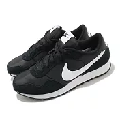 Nike 休閒鞋 MD Valiant GS 運動 女鞋 基本款 簡約 麂皮 球鞋 穿搭 黑 白 CN8558002 23cm BLACK/WHITE