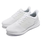adidas 慢跑鞋 EQ19 Run 運動 男鞋 愛迪達 輕量 透氣 舒適 避震 球鞋 全白 H68091 29.5cm WHITE