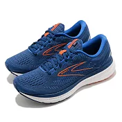 Brooks 慢跑鞋 Glycerin 19 運動 男鞋 路跑 緩震 DNA科技 透氣 健身 球鞋 藍 紅 1103561D461 25.5cm BLUE/RED/WHITE