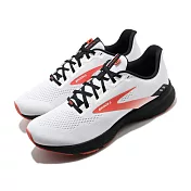 Brooks 慢跑鞋 Launch 8 運動 男鞋 路跑 緩震 DNA科技 透氣 健身 球鞋 白 紅 1103581D198 28cm WHITE/RED/BLACK