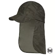 【西班牙BUFF】可拆式護頸帽 (防曬帽/遮陽帽) - S-M 叢林墨綠