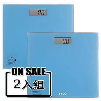 TECO東元 電子式體重計(2入組) XYFWT604