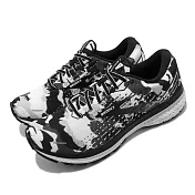 Brooks 慢跑鞋 Ghost 13 運動 男鞋 路跑 緩震 DNA科技 透氣 健身 球鞋 黑 白 1103481D156 26cm BLACK/WHITE