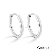 GIUMKA 抗過敏鋼 易扣耳骨 針式耳環 寬 0.16 CM 一對價格 MF020024 銀色款 ‧約 0.6 CM