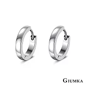 GIUMKA 抗過敏鋼 易扣耳骨 針式耳環 寬 0.20 CM 一對價格 MF020031 銀色約 0.7 CM