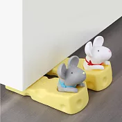 [媽咪可兒]療癒系動物造型防撞門擋門塞(起司鼠系列) -小白鼠