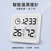 多功能自動檢測溫濕度器 超薄簡約智能溫濕度計 溫濕監控 家用溫度計