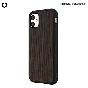 犀牛盾 iPhone 11 (6.1吋) SolidSuit木紋防摔背蓋手機殼 黑橡木