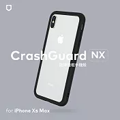 犀牛盾 iPhone XS Max CrashGuard NX模組化防摔邊框殼 黑色