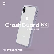 犀牛盾 iPhone XS Max CrashGuard NX模組化防摔邊框殼 薰衣紫