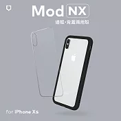 犀牛盾 iPhone XS Mod NX邊框背蓋兩用殼 黑色