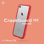 犀牛盾 iPhone SE3/SE2/8/7 CrashGuard NX 模組化防摔邊框殼- 紅色