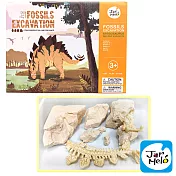 【西班牙 JarMelo 原創美玩】恐龍化石考古玩具-劍龍 JA90695