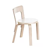 Artek Children’s Chair N65 兒童椅 （原木腳 x 白椅面）