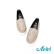 【U】Avivi - 搭配滿分刷色素面休閒鞋 灰
