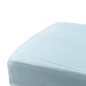 【和諧生活有機棉】有機棉5x6.2雙人床包 湖水藍