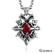 GIUMKA 馬雅圖騰項鍊鈦鋼 白鋼項鏈 個性款 多款任選 單個價格 MN08051 紅色款