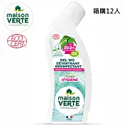 【箱購12入】法國綠墅Maison Verte有機尤加利精油家用防護馬桶清潔劑720ml