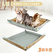 貓本屋 四季通用 雙面使用 寵物涼蓆墊【L號】75x60cm