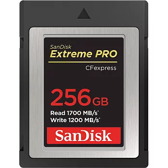 【SanDisk 】Extreme Pro CFexpress 256GB 記憶卡 1700MB/S (公司貨)