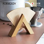 【日本FORMLADY】小泉誠 ambai日製原木咖啡濾紙收納架