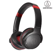 鐵三角 ATH-S220BT 無線耳罩式耳機  黑紅色