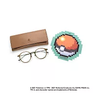 JINS x Pokémon 寶可夢聯名眼鏡(AUUF21S133)-伊布款 深棕色