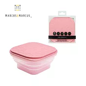 【MARCUS＆MARCUS】果凍矽膠摺疊保存盒- 粉
